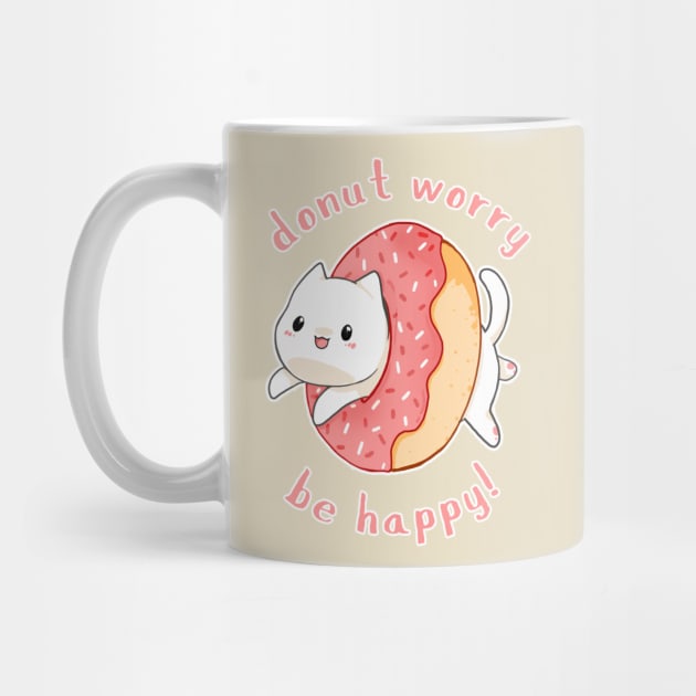 Donut worry cat by linkitty